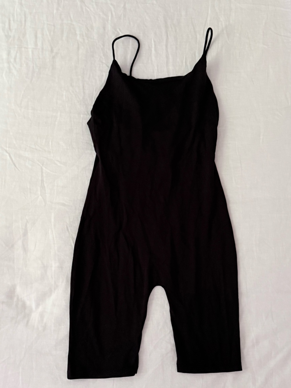 Zara Black Slim-Strap Jumpsuit